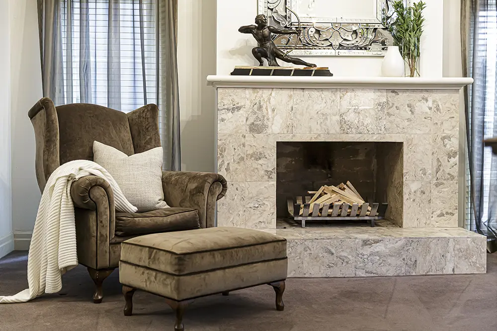 fireplace