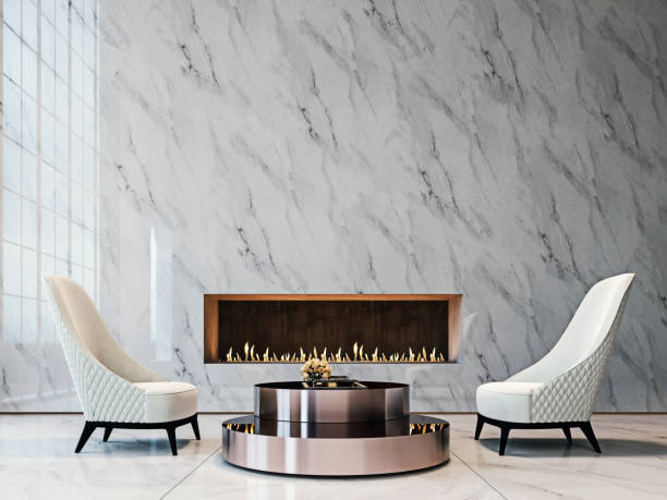 marble fireplace | Allied Gallery | Slabs